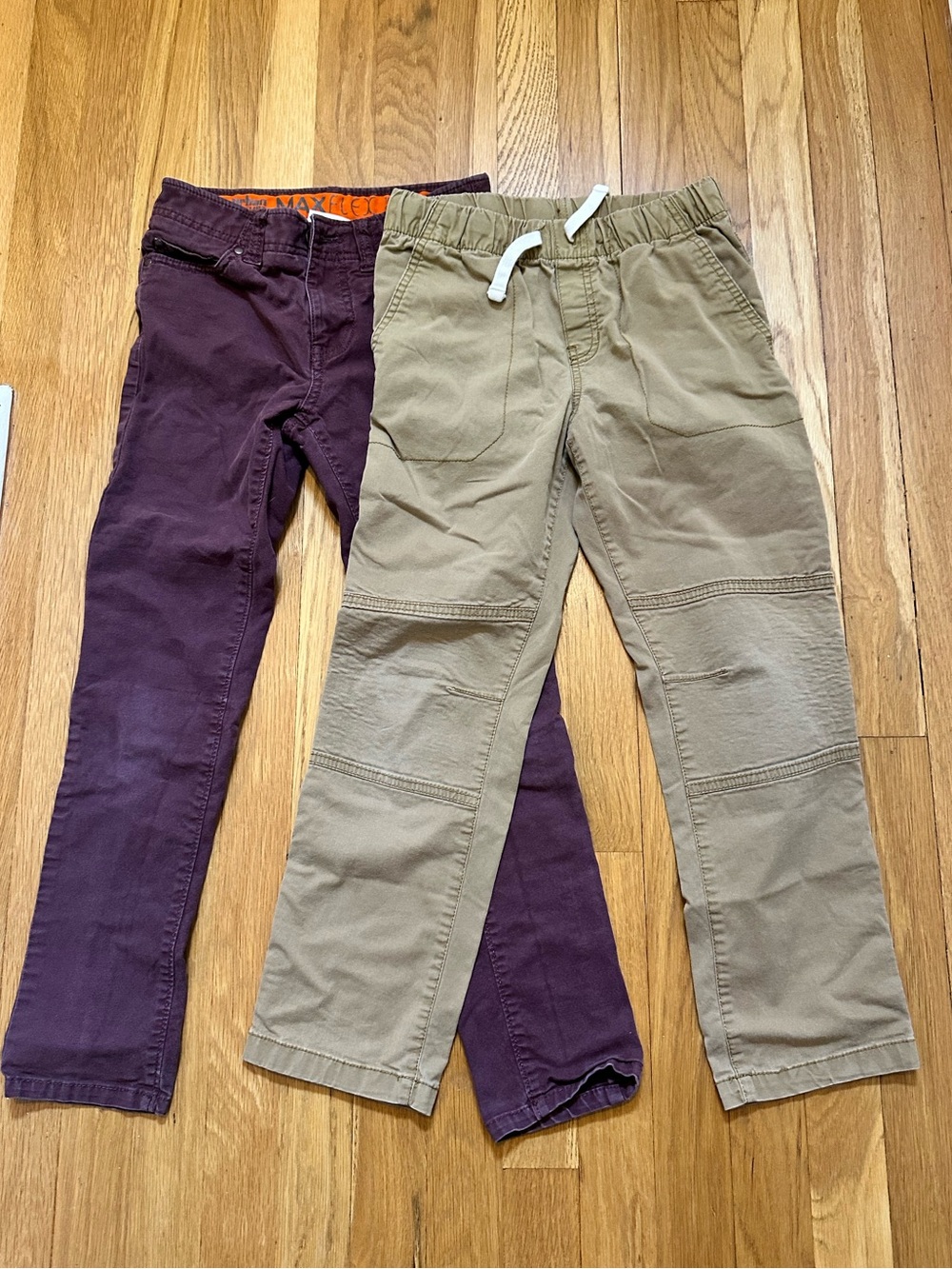 Lot of Cat & Jack & Urban Pipeline Pants Bundle of 2-boys Size 10- Tan and brown